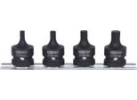 Ks Tools 1/2" Set Di Bussole Corte Per Bit Di Potenza 4 Pezzi 515.1103"