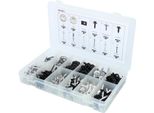 Ks Tools Set Di Clip Di Fissaggio - Fissaggio Rapido, 400 Pezzi ( 420.0915 )