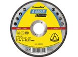 Disco Da Taglio A 660 R Supra D115X1Mm Ger.Inox Bohr.22,23Mm Klingspor