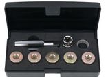 Ks Tools Set Di Riparazione Della Filettatura Del Tappo Di Scarico Dell'olio 12 Pezzi M18 X 1,5 - 150.4935