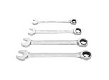 Kraftwerk Kra 3400-50 Set Di Chiavi Combinate A Cricchetto Clickraft, 4 Pezzi, 10-19 Mm