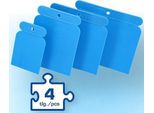 Set Di Spatole Giapponesi Brilliant Tools, Plastica, 4 Pezzi