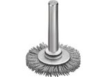Spazzola Rotonda D.30Mm Albero 6Mm Setole Abrasive Sic K.320 6Mm 18000Min-¹ Lessmann