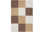 80X150 Cm Tappeto Piece Life Shaggy 1501 Mocca