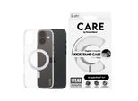 Panzerglass Care By ® Feature Case Trasparente Con Kickstand Argento E Magsafe Iphone 16 Plus