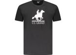 Us Grand Polo SHORT-SARM T-SHIRT Men Black : Colore - Nero, Taglia - M Taglia: M Colore: Nero