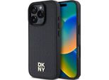 Dkny Dkhmp16Lpshrpsk Custodia Rigida Per Iphone 16 Pro 6.3 Czarny/Nero Ripetizione Del Logo Della Pila Magsafe