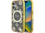 Guess Guhmp16Sh4Pyeew Iphone 166.1 BrąZowy/Brown Custodia Rigida Iml Peonia Su Sfondo 4G Magsafe