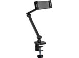 Inline® Supporto Per Tablet Con Morsetto Da Tavolo, Fino A 12,9", Nero"