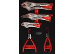 Ks Tools Set Di Pinze Con Inserto In Schiuma 7 Pezzi 812.0007