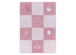 80X120 Cm Tappeto A Pezzi Play 2905 Rosa