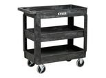 Stier Kunststoff-Vielzweckwagen Mit 3 Etagen 250Kg Lxbxh 870X430X850Mm (904407)