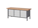 Stier HöHenverstellbare Werkbank Premium Mit 9 Schubladen Bxtxh 2000X700X840-1040Mm (906045)