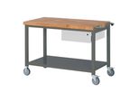 Stier Fahrbare Werkbank Premium Mit 1 Schublade Und Ablageboden Bxtxh 1250X700X880 Mm (906057)