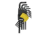 Proxxon WinkelschlüSselsatz FüR Tx-Schrauben, 9-Tlg. (Tx 8 Bis 50) (23944)