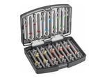Vigor Bit Box V6068 Sechskant Massiv 6,3 (1/4 Zoll) 0,8 X 4 – 1 X 5 4 – 6 PH1 – PH3 PZ1 – PZ3 T10 – T40)