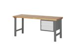 Stier Werkbank Premium Mit 3 Schubladen Bxtxh 2000X700X840Mm (904766)