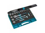 Hazet SteckschlüSsel-Satz 880-2 Vierkant Hohl 10 Mm (3/8 Zoll) AußEn-Sechskant-Tractionsprofil Anzahl Werkzeuge: 22)