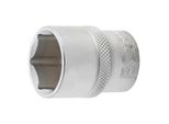 BGS SteckschlüSsel-Einsatz Sechskant Antrieb Innenvierkant 12,5 Mm (1/2") SW 22 Mm ; BGS Technic (2922)