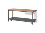 Stier Werkbank Premium Mit Abs. Fahrgestell Und 1 Schublade Bxtxh 2000X700X880 Mm (906078)