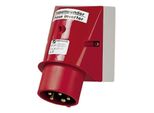 Mennekes Wandstecker 32A, 5P, 6H, 400V, IP44 2478)