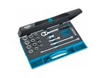 Hazet SteckschlüSsel-Satz 880/17 Vierkant Hohl 10 Mm (3/8 Zoll) AußEn-Sechskant-Tractionsprofil Anzahl Werkzeuge: 17)