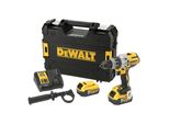 Dewalt DCD996P2-QW Schlagbohrschrauber (Bl) 18 V /5 Ah BüRstenloser Motor Inkl .2X G-Akku (18 Volt /5 Ah) + SchnellladegeräT Im Tstak Box II Mit Led-Licht Und GüRtelclip)