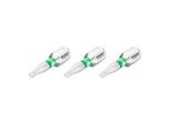 Hazet Bit 2223N-T10/3, Sechskant Massiv 6,3 (1/4 Zoll), Innen Tx Profil, T10, Anzahl Werkzeuge: 3)