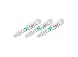 Hazet Bit 2223NSLG-T20/3, Sechskant Massiv 6,3 (1/4 Zoll), Innen TX Profil, T20, Anzahl Werkzeuge: 3)