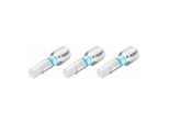 Hazet Bit Sechskant Massiv 6,3 (1/4 Zoll), Innen-Sechskant Profil, 4 Mm, Anzahl Werkzeuge: 3 (2204N-4/3)