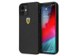 Ferrari Fercahcp12Sbk Custodia Rigida Per Iphone 12 Mini5,4 Czarny/Nero On Track Real Carbon