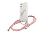 Guess Guhcp12Scrtvspi Iphone 12 Mini 5.4 Rosa/Rosa Custodia Rigida Script Vintage