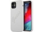 Guess Guhcp12Slsvscr Iphone 12 Mini5,4 Kremowy/Cream Custodia Rigida Script Vintage