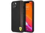 Ferrari Fesaxhcp13Sbk Custodia Rigida Iphone 13 Mini 5.4 Nero/Nero On Track Carbon Stripe