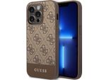 Guess Guhcp14Lg4Glbr Iphone 14 Pro6,1 BrąZowy/Brown Custodia Rigida 4G Stripe Collection
