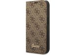 Guess Gubkp14Shg4Shw Iphone 14 / 15 / 136.1 BrąZowy/Brown Book 4G Vintage Gold Logo