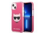 Karl Lagerfeld Klhcp13Stpecpi Custodia Rigida Per Iphone 13 Mini 5.4 Fucsia/Fuschia Choupette Head