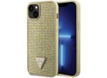 Guess Guhcp14Shdgtpd Iphone 14 / 15 / 13 6.1 ZłOty/Gold Custodia Rigida Con Strass Triangolo