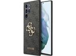 Guess Guhcs23L4Gmggr S23 Ultra S918Szary/Grey Hardcase 4G Big Metal Logo