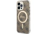 Guess Guhmp13Lh4Stw Custodia Rigida 4G Magsafe Per Iphone 13 Pro / 136,1 BrąZowy/Brown