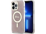 Guess Guhmp14Xh4Stp Custodia Rigida 4G Magsafe Per Iphone 14 Pro Max6.7 RóżOwy/Rosa
