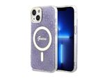 Guess Guhmp14Sh4Stu Custodia Rigida 4G Magsafe Per Iphone 14 / 15 / 136.1 Purpurowy/Purple