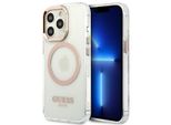 Guess Guhmp13Xhtrmd Iphone 13 Pro Max6,7 ZłOty/Oro Custodia Rigida In Metallo Con Profilo Magsafe