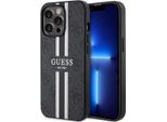 Guess Guhmp13Xp4Rpsk Custodia Rigida Per Iphone 13 Pro Max 6,7 Czarny/Nero 4G A Strisce Stampate Magsafe