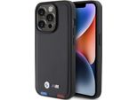 Bmw Bmhcp15L22Ptdk Iphone 15 Pro 6.1Czarny/Nero Pelle Timbro Tricolore