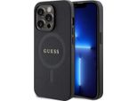 Guess Guhmp14Lpsahmck Custodia Rigida Saffiano Magsafe Per Iphone 14 Pro 6.1 Czarny/Nero