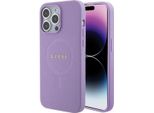 Guess Guhmp15Lpsahmcu Custodia Rigida Saffiano Magsafe Per Iphone 15 Pro 6.1 Fioletowy/Purple