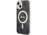 Guess Guhmp15Sh4Stk Custodia Rigida Per Iphone 15 / 14 / 13 6.1 Czarny/Nero Iml 4G Magsafe