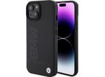 Bmw Bmhcp15Ssllbk Iphone 15 / 14 / 13 6.1 Czarny / Pelle Nera Timbro A Caldo