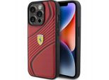 Ferrari Fehcp15Lptwr Custodia Rigida Iphone 15 Pro 6.1 Czerwony/Red Twist Metal Logo